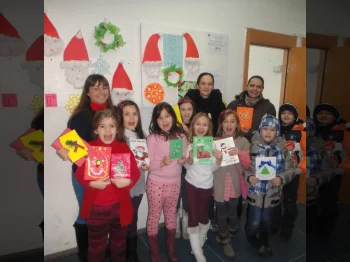 Новогодишна работилница со ученици и родители, 27-12-2014 - слика 6