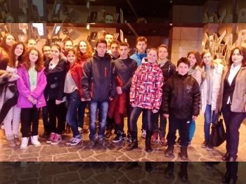 Посета на Меморијалниот центар на холокаустот на Евреите 13.02.2016, 13-02-2016 - слика 1