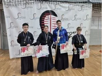 Srebren medal za nashata uchenichka Melanija Krstevska na Sakura kendo kupot vo Budimpeshta 1