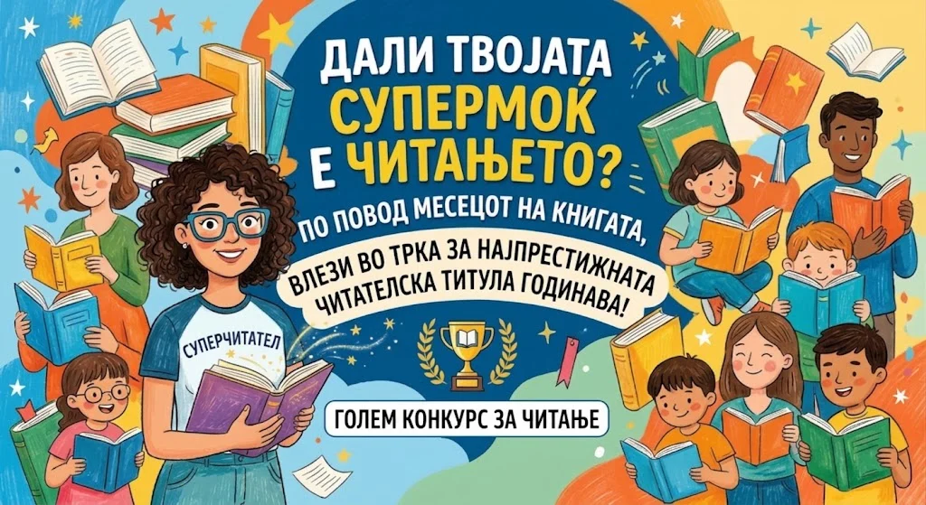 Внимание, читатели! Се бара супер читател на годината!